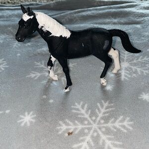 Black & White Horse Figurine